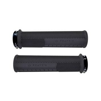 PEATYS MONARCH KNURL THIN 30-32mm BLACK