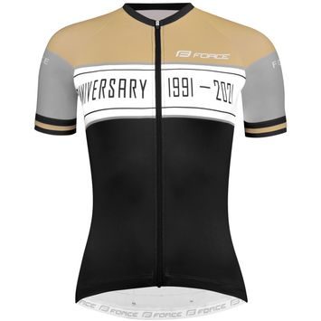 FORCE ANNIVERSARY UNI kr. rukáv, černo-zlatý