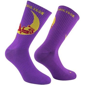 LA SPORTIVA Climbing on the Moon Socks Purple/Yellow