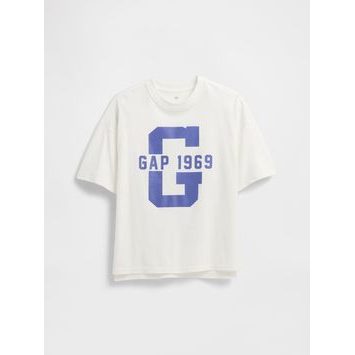 GAP 768091-11 Dětské tričko s logem Bílá