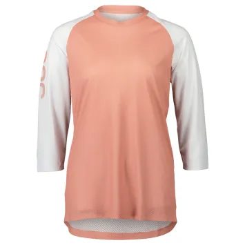 POC W's MTB Pure 3/4 Jersey Rock Salt/Hydrogen White