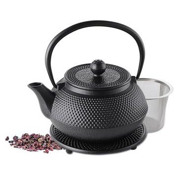 WEIS Litinová konvička na čaj s podstavcem 0,7 l