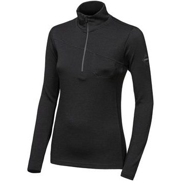 SENSOR MERINO EXTREME UP dámská mikina dl.rukáv zip černá
