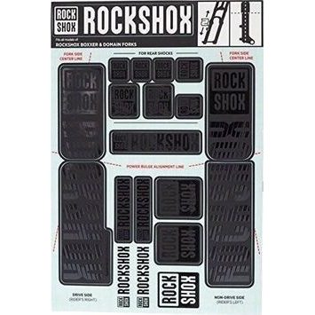 ROCK SHOX 11.4318.003.514 - DECAL KIT 35MM DC STEALTH