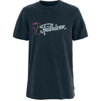 FJÄLLRÄVEN Archive Logo T-Shirt M Dark Navy