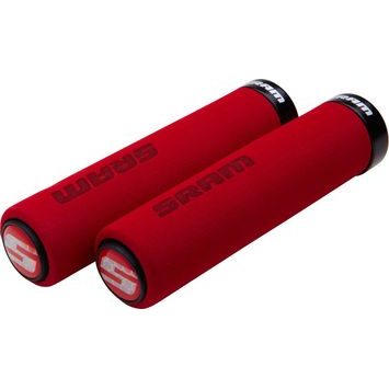 SRAM LOCKING GRIPS FOAM 129 RED/BLK
