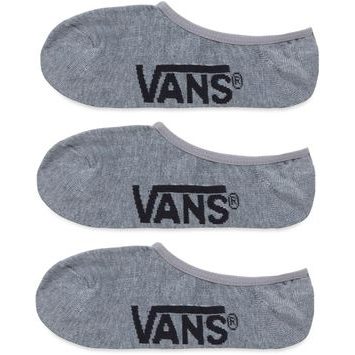 VANS CLASSIC SUPER NO SHOW (9.5-13, 3PK), heather grey