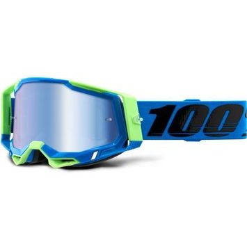 100% RACECRAFT 2 Goggle - Fremont - Mirror Blue Lens