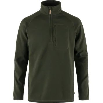 FJÄLLRÄVEN Övik Fleece Half Zip M, Deep Forest
