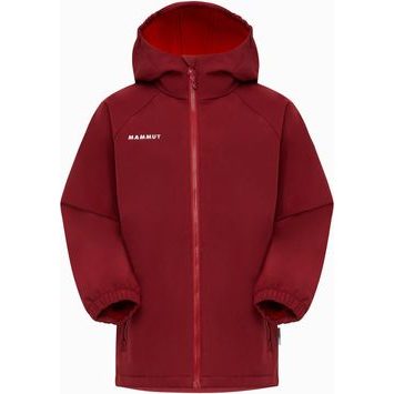 MAMMUT Ultimate Comfort SO Hooded Jacket Kids dark mammut red