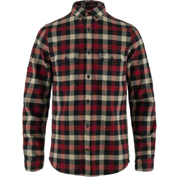 FJÄLLRÄVEN Skog Shirt M Dark Navy-Red