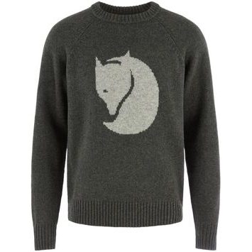 FJÄLLRÄVEN Fjällräven Logo Knit Sweater M Deep Forest