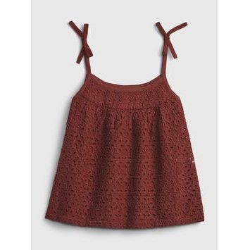 GAP 685447-00 Dětský top strappy Vínová