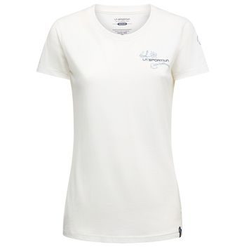 LA SPORTIVA Climb Flower T-Shirt W Chalk/Limestone