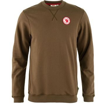 FJÄLLRÄVEN 1960 Logo Badge Sweater M, Dark Oak