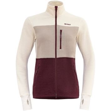 DEVOLD Thermo Wool Jkt Wmn, Port/Raw White/Stone