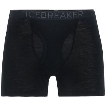 ICEBREAKER M 175 Everyday Boxers w fly BLACK