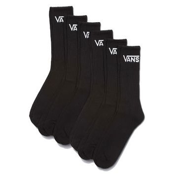 VANS Classic Crew 6pk Black