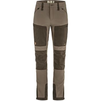 FJÄLLRÄVEN Keb Agile Trousers W Suede Brown-Dark Olive
