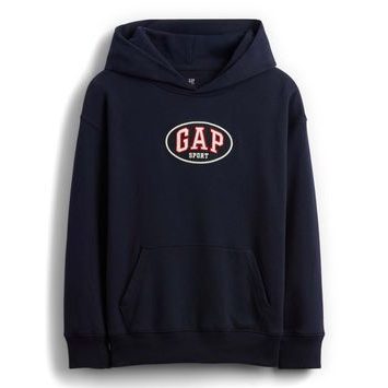 GAP 887445-00 Dětská mikina s logem VintageSoft Tmavě modrá