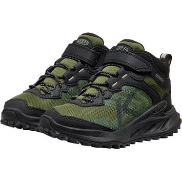 KEEN ZIONIC MID WP CHILDREN, black/bronze green