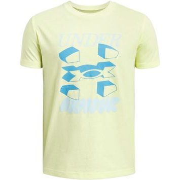 UNDER ARMOUR UA B SPLIT BIG LOGO SS, žlutá