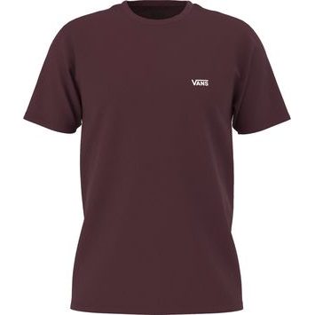 VANS MN LEFT CHEST LOGO TEE, BURGUNDY