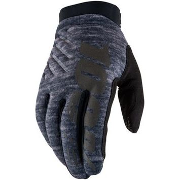 100% BRISKER Gloves Heather Grey