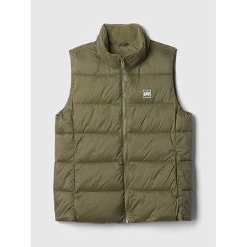 GAP Prošívaná nepromokavá vesta Zelená