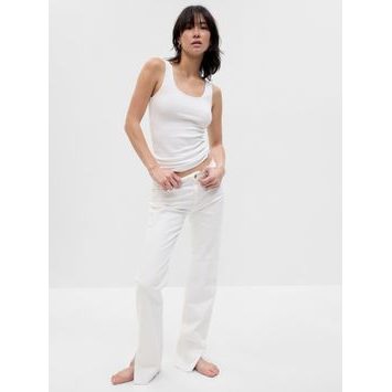 GAP 540670-02 Tílkový top Bílá