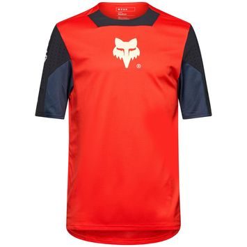 FOX Defend Ss Jersey Elevated Fluorescent Red
