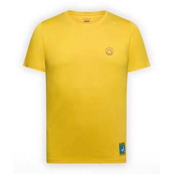 LA SPORTIVA Climbing on the Moon T-Shirt M Giallo/Viola