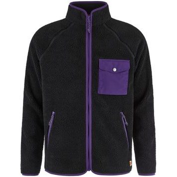 FJÄLLRÄVEN Vardag Pile Fleece M Black-Dark Violet