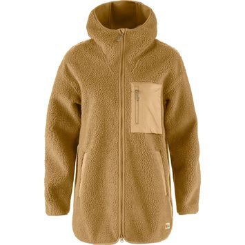 FJÄLLRÄVEN Vardag Pile Fleece Long W Buckwheat Brown