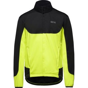 GORE C5 GWS Thermo Trail Jacket black/neon yellow