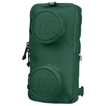 LEGO BAGS Brick 1x2 Sling Bag 2,5 - tmavě zelený