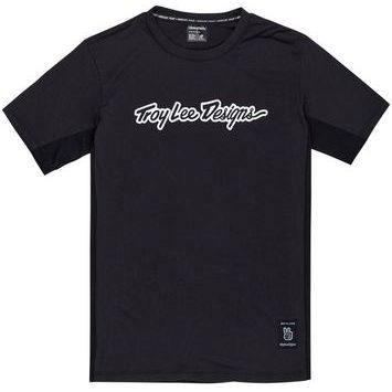 TROY LEE DESIGNS SKYLINE RIDE TEE SIGNATURE, BLACK