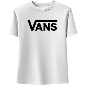 VANS FLYING V CREW TEE, white