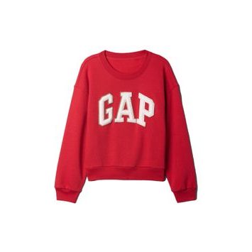 GAP Dětská oversize mikina s logem Červená