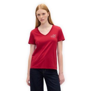 GAP 843328-01 Tričko s logem Červená