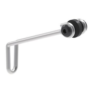 LEZYNE EBIKE WIRE MOUNT SILVER