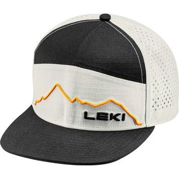 LEKI Casual Cap LEKI white-orange-black