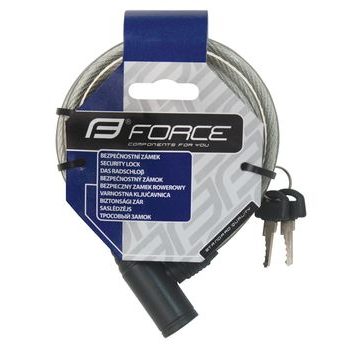 FORCE ECO spirálový s držákem 120cm/8mm, čirý