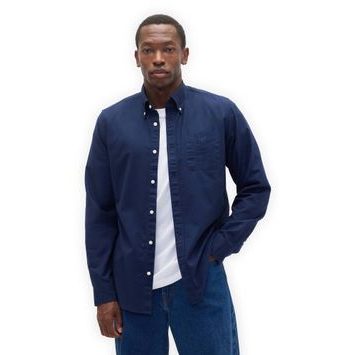 GAP 787781-01 Košile Oxford s logem Tmavě modrá