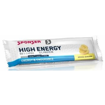 SPONSER HIGH ENERGY BAR 45g banana