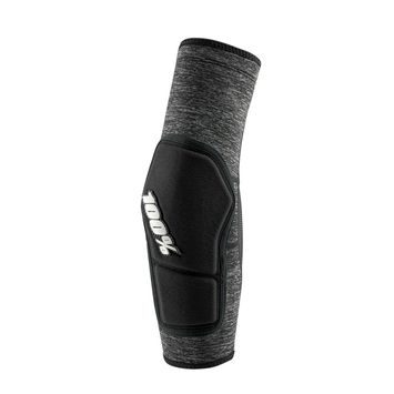 100% RIDECAMP Elbow Guards, Heather Grey/Black