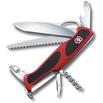 VICTORINOX RANGER 79 M GRIP, 130 mm, červený/černý, blister