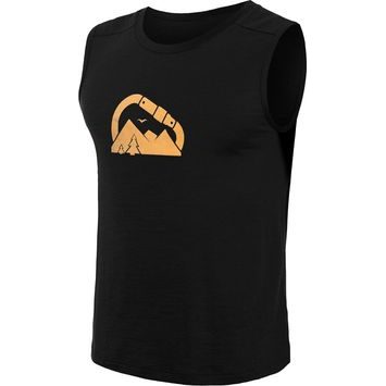 SENSOR MERINO AIR SUMMIT pánské triko bez rukávu černá