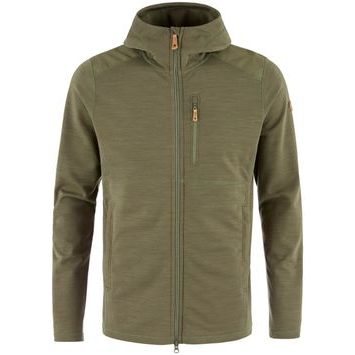 FJÄLLRÄVEN Keb Fleece Hoodie M Laurel Green