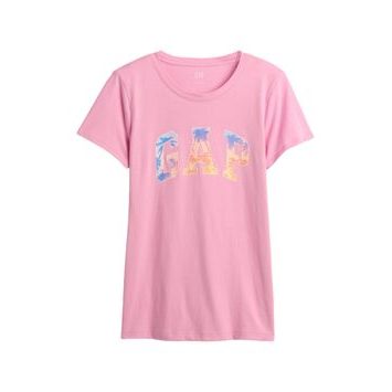 GAP Tričko s logem Růžová